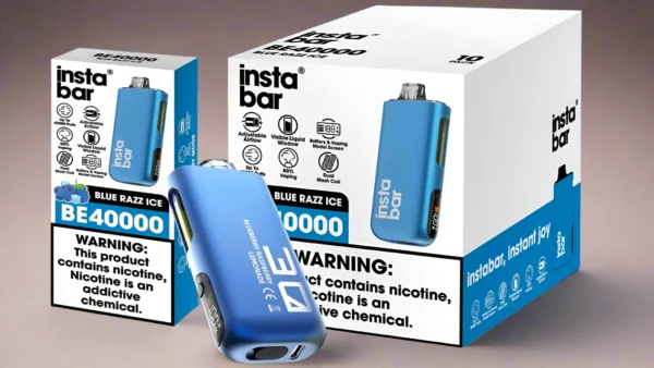 Instabar BE 40000 Puffs 5% Nicotine Rechargeable Disposable Vape Mesh Coil - Image 2