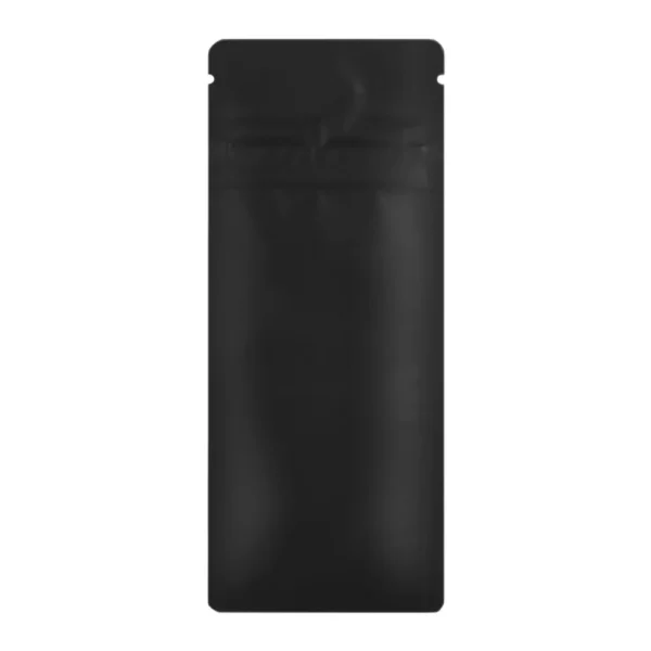 BLACK | Pre-Roll Packaging Bags | Child Resistant | Resealable Mylar Bag | 3"x7.2" - Image 2