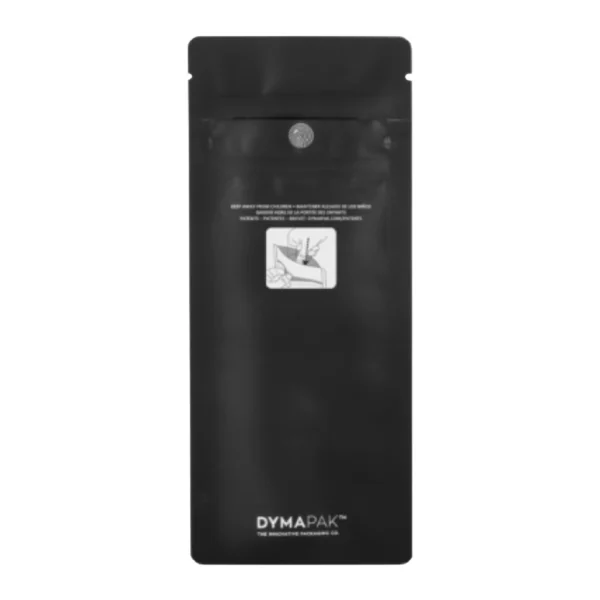 BLACK | Pre-Roll Packaging Bags | Child Resistant | Resealable Mylar Bag | 3"x7.2" - Image 3