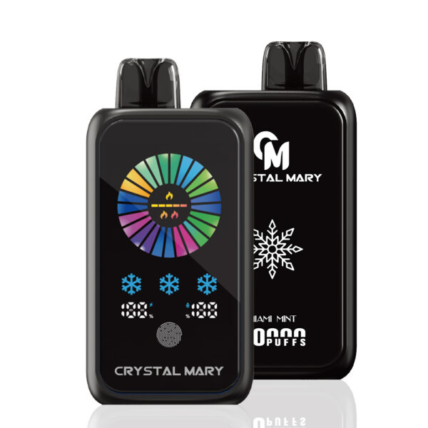 50000 Puffs Rechargeable Vape – 50mg/ml Nicotine, Dual Mesh Coil (0.6Ω + 1.5Ω), 1000mAh Battery Disposable E-Cigarette