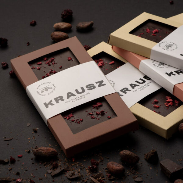 Custom Printed Luxury Magic Mushroom Chocolate Bar Box – Window Design for Herbal Edibles & Functional Treats - Image 2