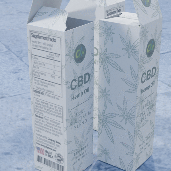 Hemp Oil Packaging Boxes