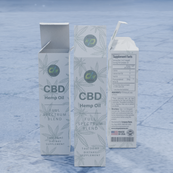 Hemp Oil Packaging Boxes