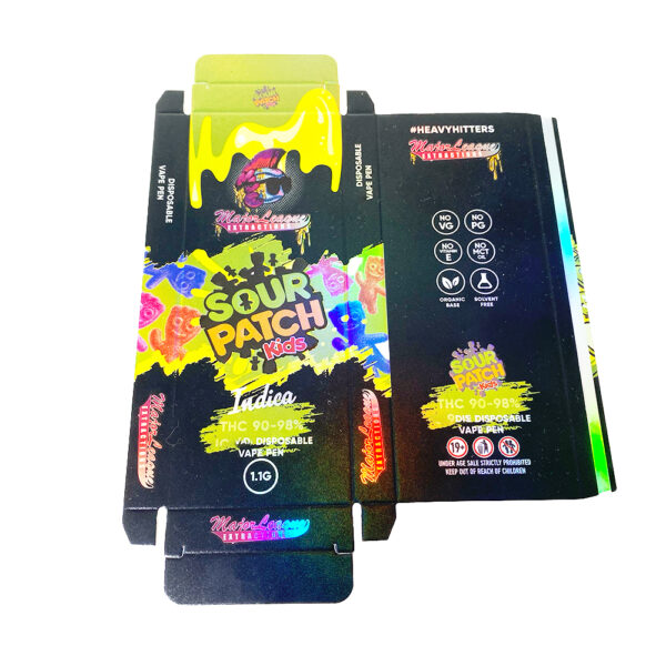 Child-resistant Premium Disposable Vape Packaging for retail display