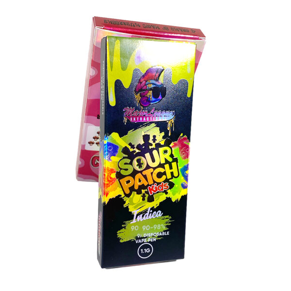 Eco-friendly Premium Disposable Vape Packaging made from 350gsm card