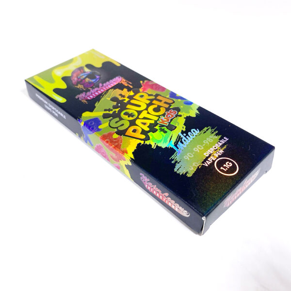 Matte laminated Premium Disposable Vape Box with spot UV logo